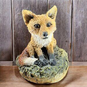 Arden Sculptures Collection Made In Britain Figurine Fox Figurine Resin Decor